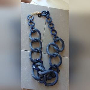 ALISHA.D Bold blue Link Necklace